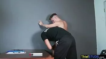 Play Security officer interrogating an employee bareback