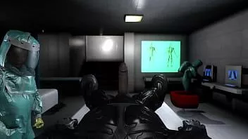play Żołnierz w nanokombinezonie dojony maszynowo na stole niewoli