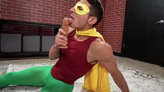 play Catman "e" Boy Wonder "em Roleplay gay kinky em Manupfilms - fetiche, grande pau, brinquedos sexuais