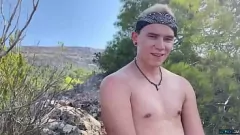 Putar Sesi Masturbasi Luar Ruang Twink Sam Carter