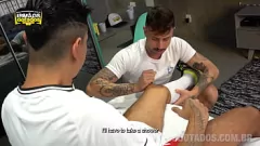 Abspielen Der geile Kunde wurde während einer Massagesitzung mit einem großen Schwanz hart gefickt