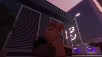 চালান Roblox femboy একটি গলির মধ্যে আমার সাথে দুষ্টু হয়